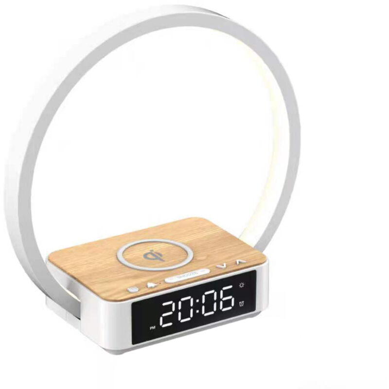 foto del prodotto fortuneville lampada da comodino in un unico pezzo caricatore wireless, lampada da comodino touch lampada da scrivania a led e lampada da scrivania
