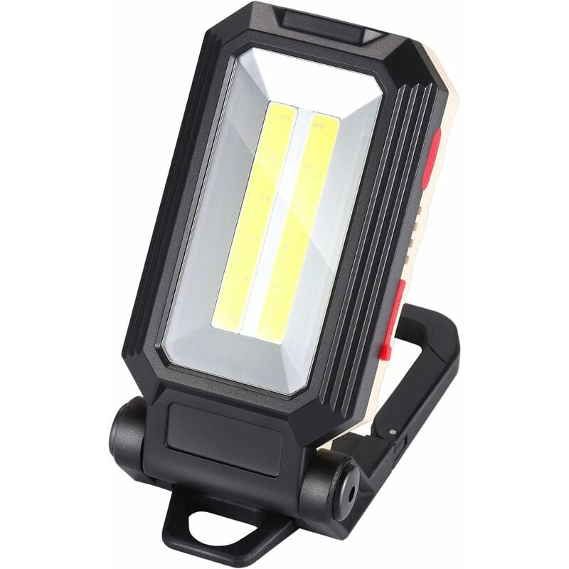 foto del prodotto fortuneville lampada da lavoro a led lampada da campeggio faretto a led ricaricabile lampada da lavoro ricaricabile lampada da officina torcia cob