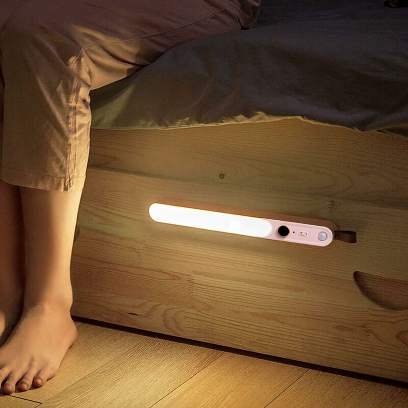 foto del prodotto fortuneville lampada da parete a batteria ricaricabile usb con sensore di movimento lampada da corridoio per interni lampada da parete a batteria a