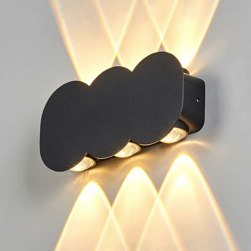 foto del prodotto fortuneville lampada da parete a led 6w per interni ed esterni lampada da parete moderna a led impermeabile ip65 lampada da parete per interni in