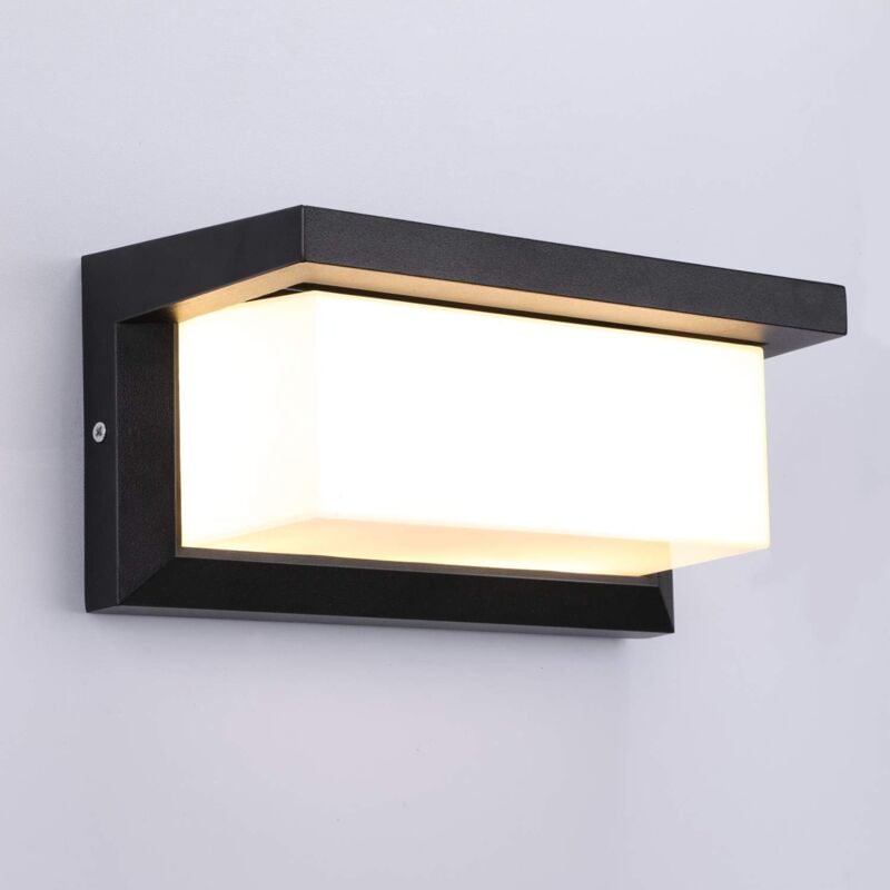 foto del prodotto fortuneville lampada da parete a led da 18 w per esterni con sensore di movimento lampada da parete a led moderna impermeabile calda 3000k ip65