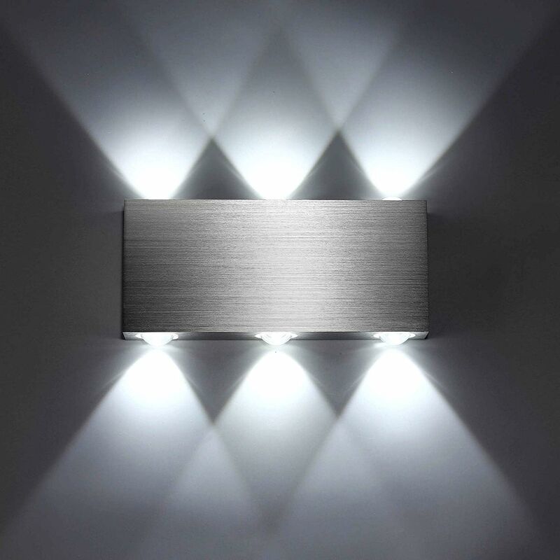 foto del prodotto fortuneville lampada da parete a led da 6w lampada da parete moderna su e gi per interni alluminio a risparmio energetico per corridoio corridoio