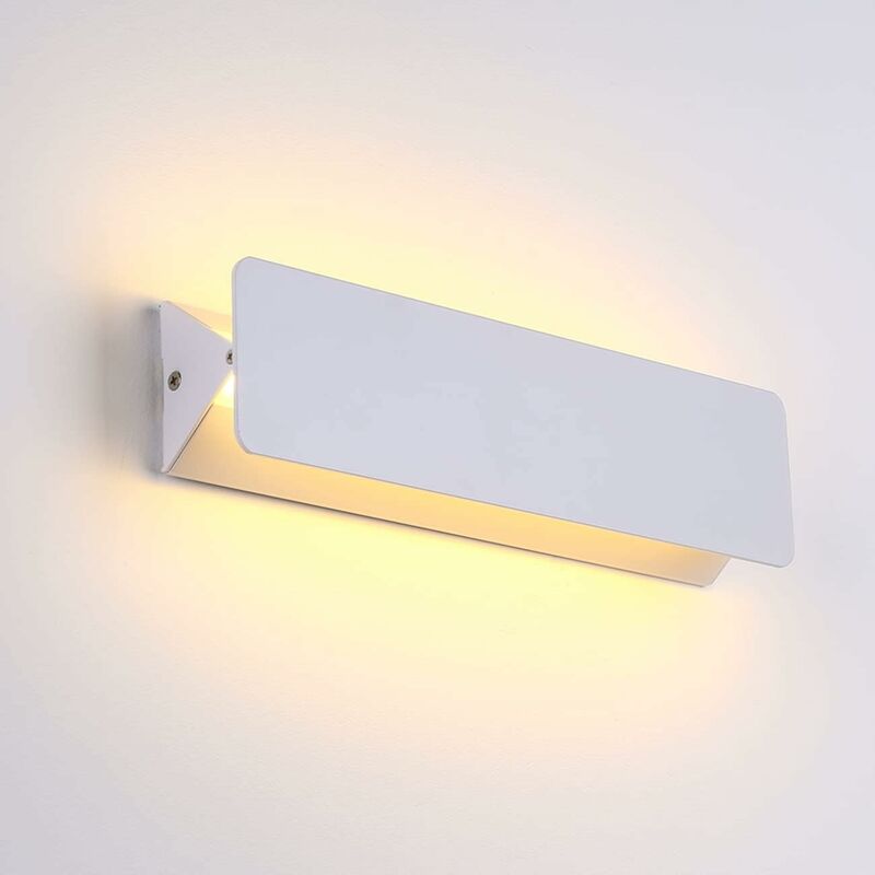 foto del prodotto fortuneville lampada da parete a led up down da 12w con angolo di luce regolabile a 180 illuminazione da parete moderna luci notturne lampada da