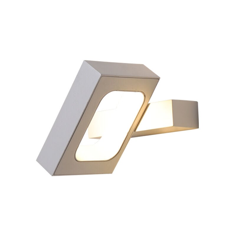 foto del prodotto fortuneville lampada da parete girevole a led 5w, wallwasher per soggiorno, vano scale, corridoio, 6000k, luce calda bianco, 1pz