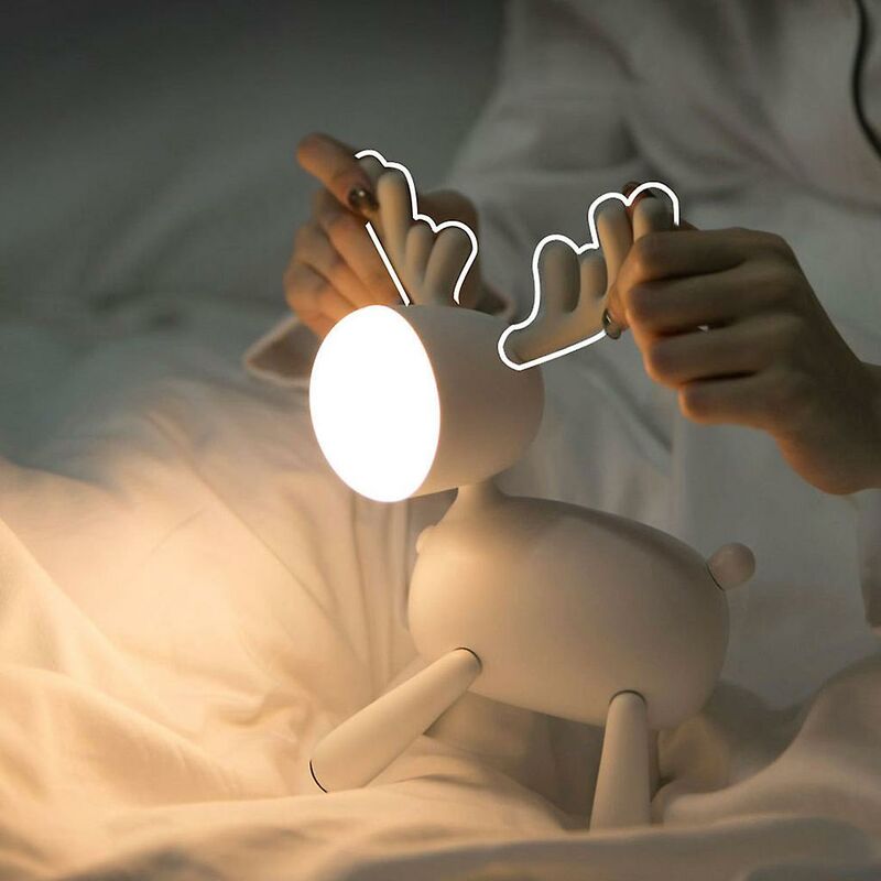 foto del prodotto fortuneville lampada da scrivania a led dimmerabile con lampada da tavolo rotante a regolazione continua per camera da letto
