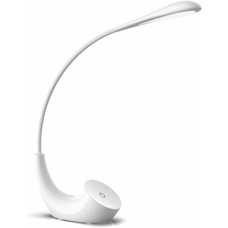 foto del prodotto fortuneville lampada da scrivania a led lampada da lettura da comodino controllo tattile wireless ricaricabile usb 3 livelli luminosit regolabile