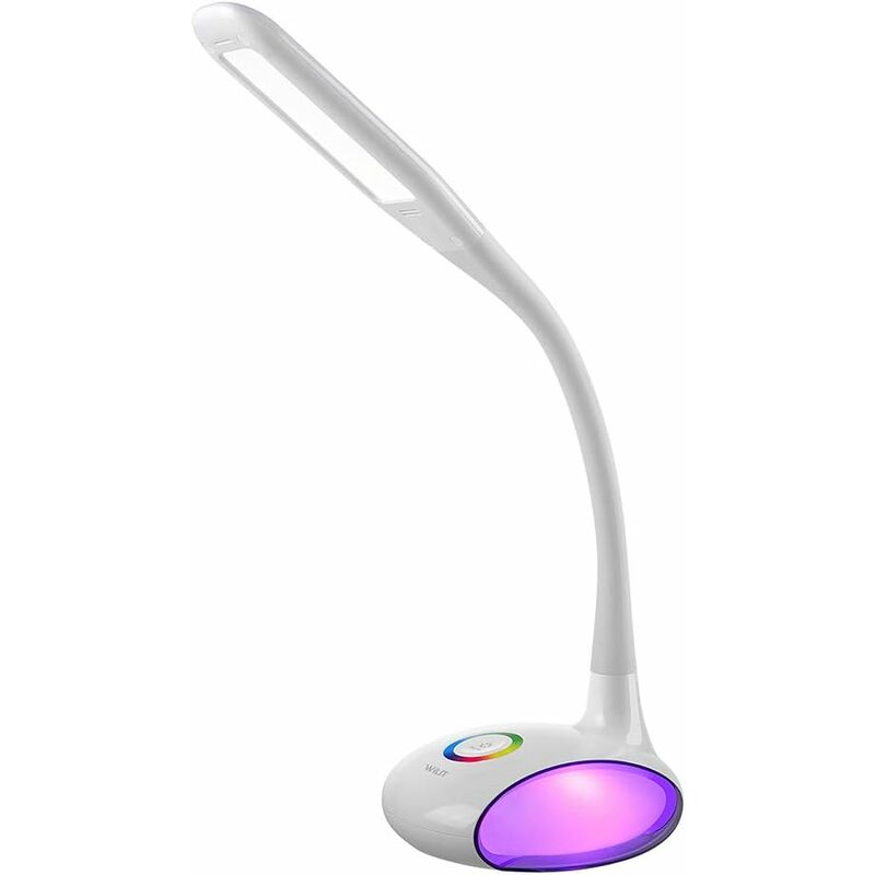 foto del prodotto fortuneville lampada da scrivania a led per bambini, scrivania a led flexo per bambini per studiare lettura, lampada da tavolo touch con luce