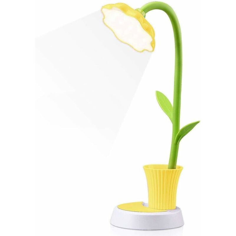 foto del prodotto fortuneville lampada da scrivania per bambini lampada da scrivania ricaricabile a led creativa protezione per gli occhi lampada da scrivania