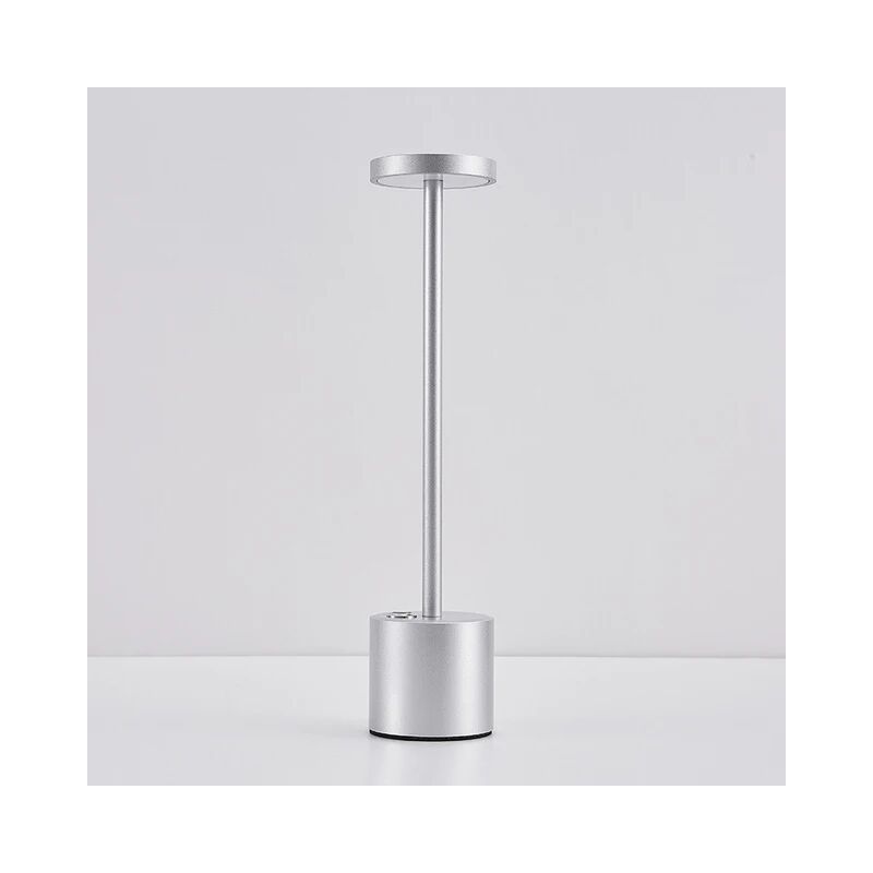 foto del prodotto fortuneville lampada da tavolo ricaricabile impermeabile in lega di alluminio a led lampada da tavolo in metallo dimmerabile touch bar soggiorno