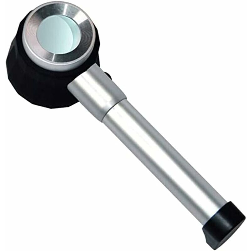 foto del prodotto fortuneville lente d ingrandimento ottica 10x con numero di fili lente d ingrandimento con luce a led lente d ingrandimento con scala di