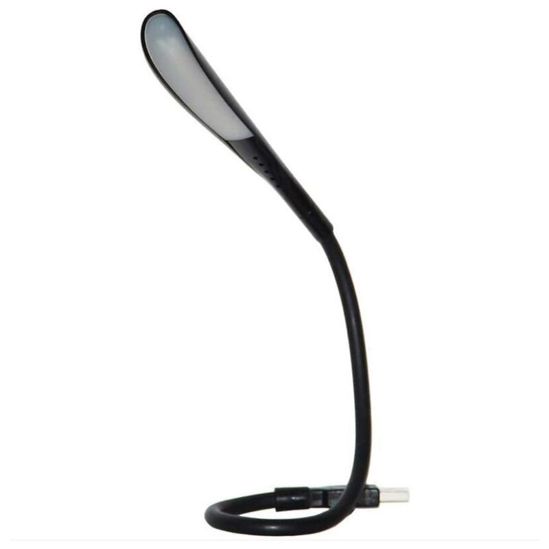 foto del prodotto fortuneville luce led usb, lampada da lettura per tastiera del computer, luce usb regolabile per laptop, design flessibile a collo di cigno,
