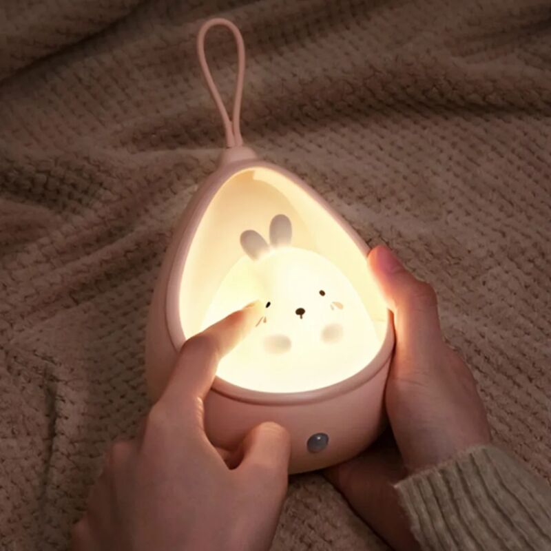 foto del prodotto fortuneville luce notturna a led con sensore di movimento, luce notturna ricaricabile tramite usb per bambini con 3 modalit automatica on off ,