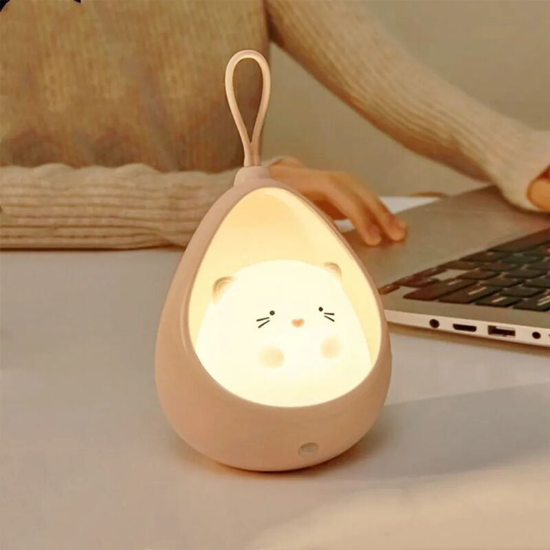 foto del prodotto fortuneville luce notturna a led con sensore di movimento, luce notturna usb ricaricabile per bambini con 3 modalit automatica on off , lampada