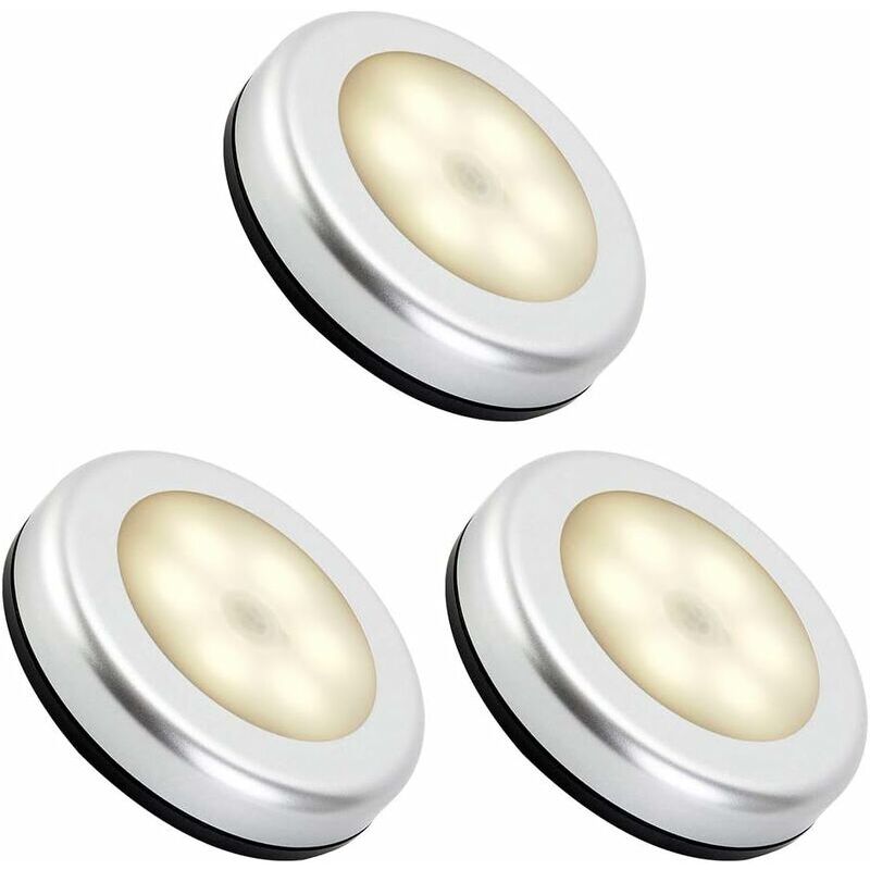 foto del prodotto fortuneville luce notturna con rilevatore di movimento per interni, lampada led con rilevatore di movimento a batteria per scale, illuminazione a