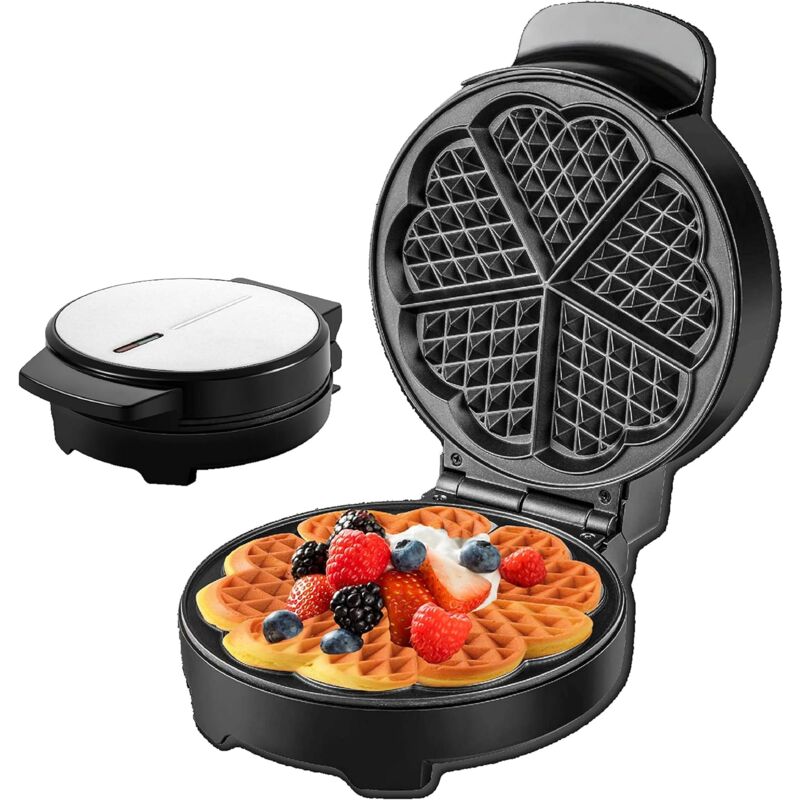 foto del prodotto fortuneville macchina per waffle 1000 watt macchina per waffle per waffle a cuore macchina per waffle panini grill tostapane per waffle macchina