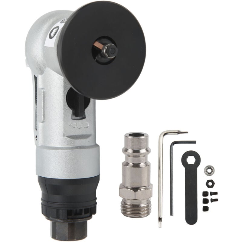 foto del prodotto fortuneville - macchina smussatrice pneumatica, utensile smussatore pneumatico da 1/4 di pollice per metallo, macchina smussatrice pneumatica r0-r1, 30000 giri/min con regolazione della velocità (stile europeo)