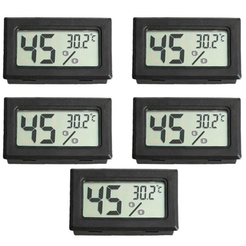 foto del prodotto fortuneville mini misuratore di temperatura e umidit digitale lcd per animali domestici, rettile, termometro wireless, igrometro