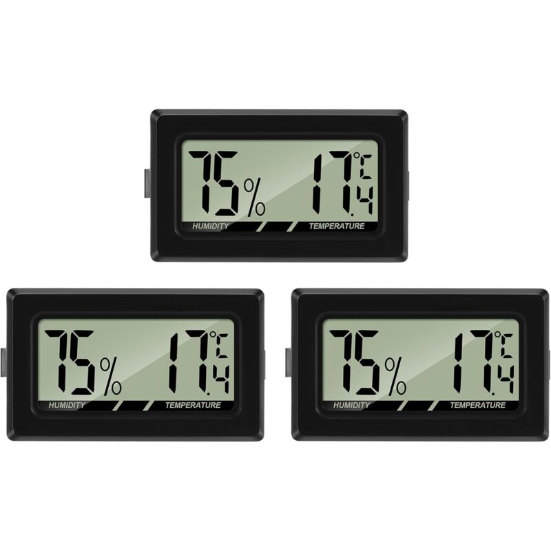 foto del prodotto fortuneville mini termometro digitale lcd igrometro tester di umidit e temperatura termometro portatile indicatore termoigrometro per