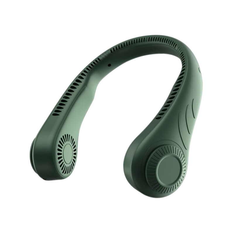 foto del prodotto fortuneville mini ventilatore a collo senza foglie collo pigro sospeso raffreddatore d aria ricaricabile usb portatile 1pc verde 