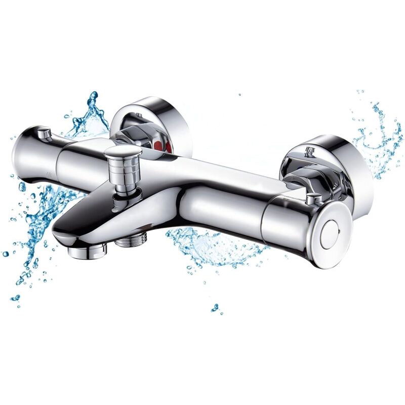 foto del prodotto fortuneville miscelatore termostatico, miscelatore termostatico doccia miscelatore doccia rubinetto termostatico vasca 2 uscite 38 rubinetto