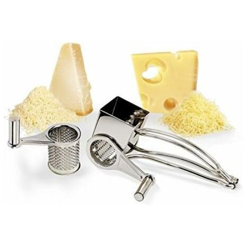 foto del prodotto fortuneville mulino per grattugiare il formaggio 1 tamburo in acciaio inossidabile pialla singola mns semplice, durevole ed efficiente