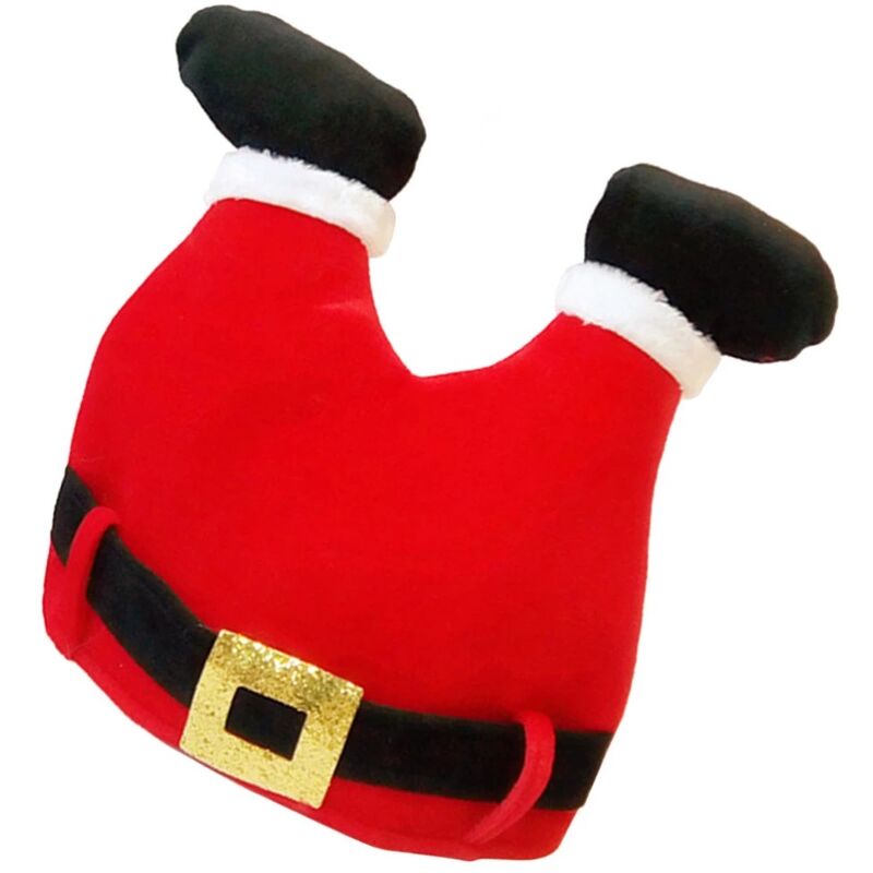 foto del prodotto fortuneville novit cappello da babbo natale gambe di babbo natale bloccate nel camino