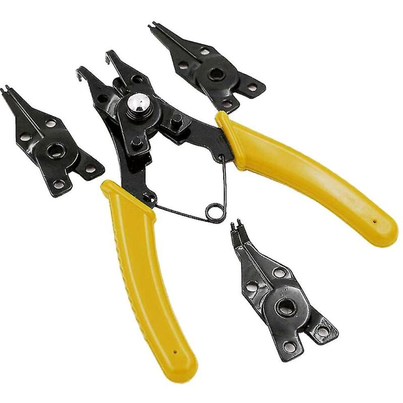 foto del prodotto fortuneville nuovo set di pinze combinate per pinze per anelli di sicurezza 4 in 1