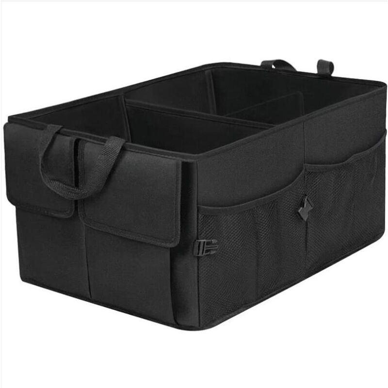 foto del prodotto fortuneville organizer per bagagliaio auto, borsa portaoggetti pieghevole per bagagliaio auto con contenitore portatile regolabile e supporto per