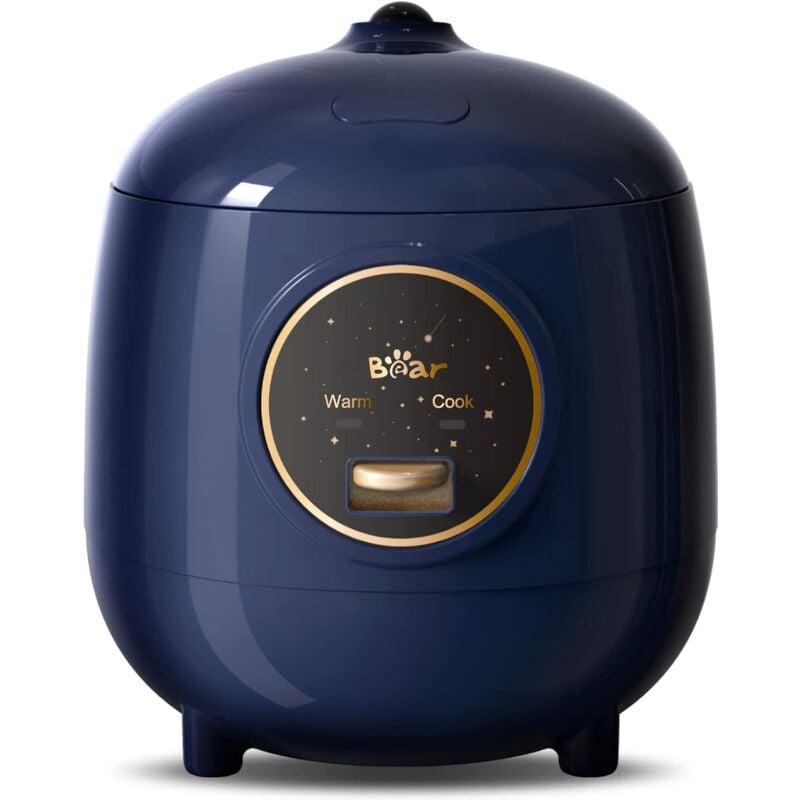 foto del prodotto fortuneville orso cuociriso da 1,2 litri da 2 tazze, con funzione pentola staccabile e antiaderente, mini cuociriso con un clic per riscaldare