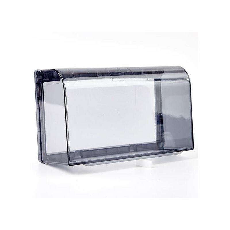 foto del prodotto fortuneville pannello di presa per presa esterna in un unico pezzo coperchio protettivo cucina bagno scatola per schizzi in plastica nera 20212175mm
