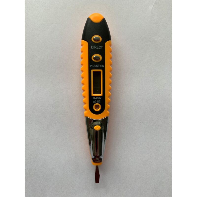 foto del prodotto fortuneville penna di prova ac dc 12 250v tester per elettricisti cacciavite display lcd rilevatore di tensione penna di prova strumenti per