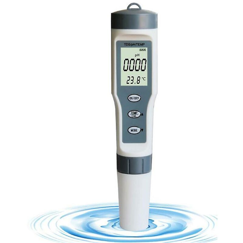 foto del prodotto fortuneville penna per test di qualit dell acqua 3 in 1 ad alta precisione intervallo di misurazione tds ph temp 0 14 ph