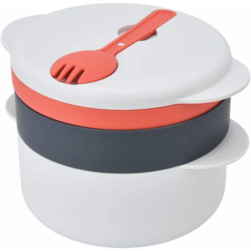 foto del prodotto fortuneville pentola per cottura a vapore per verdure a microonde, pentola per cottura a vapore da cucina per microonde da 2 litri