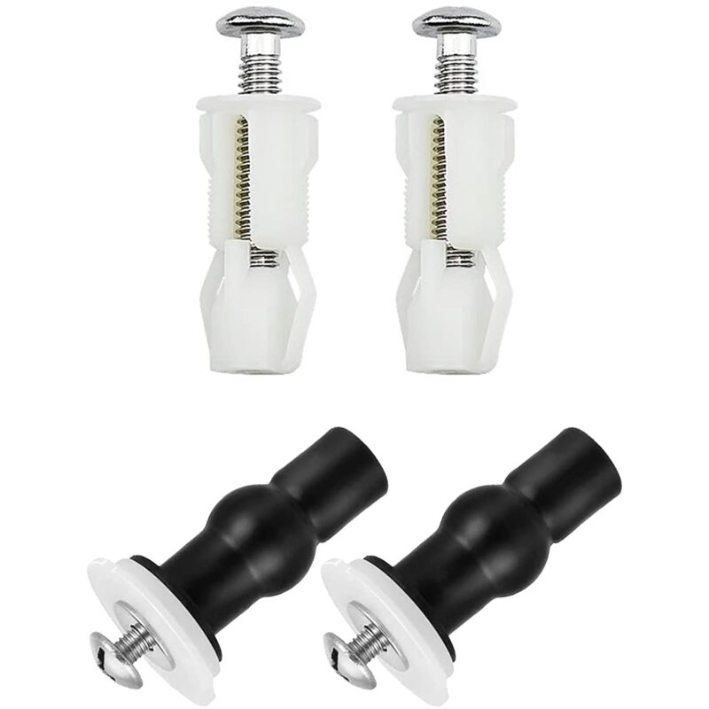 foto del prodotto fortuneville pezzi di fissaggio cerniera sedile wc, viti ad espansione coperchio wc elementi di fissaggio sedile wc set viti sedile wc, parti di