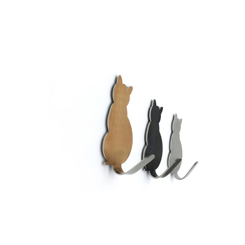foto del prodotto fortuneville pezzi forti ganci adesivi impermeabili bagno acciaio inossidabile gatto adesivo da parete gancio per porta cucina antiruggine ganci
