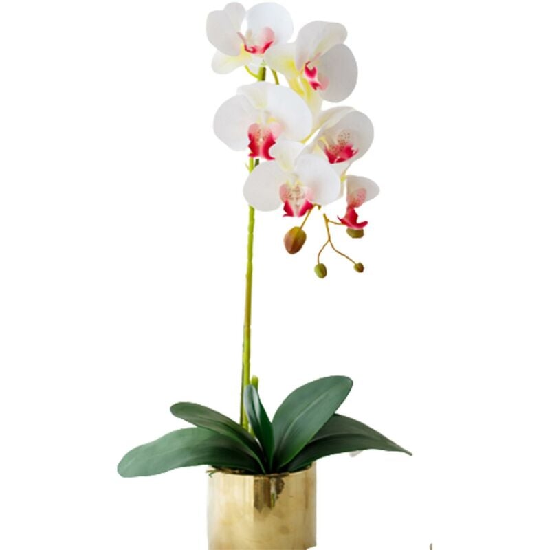 foto del prodotto fortuneville piante di orchidee artificiali con vasi orchidee phalaenopsis artificiali per
