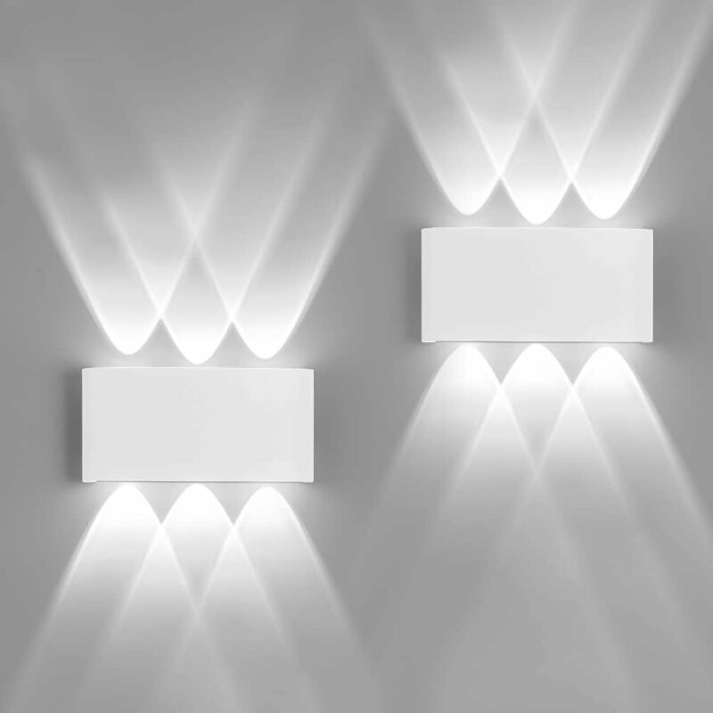 foto del prodotto fortuneville pieces applique a led per esterni interni 12w 1200lm ip65 impermeabile su e gi lampade da parete moderne in alluminio con bagliore su