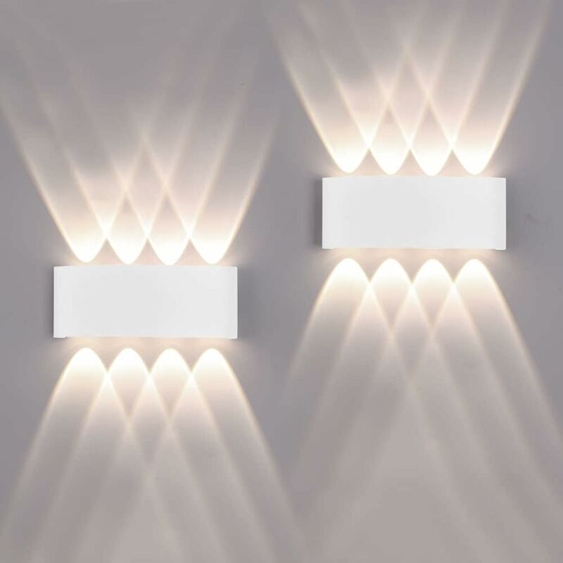 foto del prodotto fortuneville pieces applique a led per esterni interni 12w 1200lm ip65 impermeabile su e gi lampade da parete moderne in alluminio con bagliore su