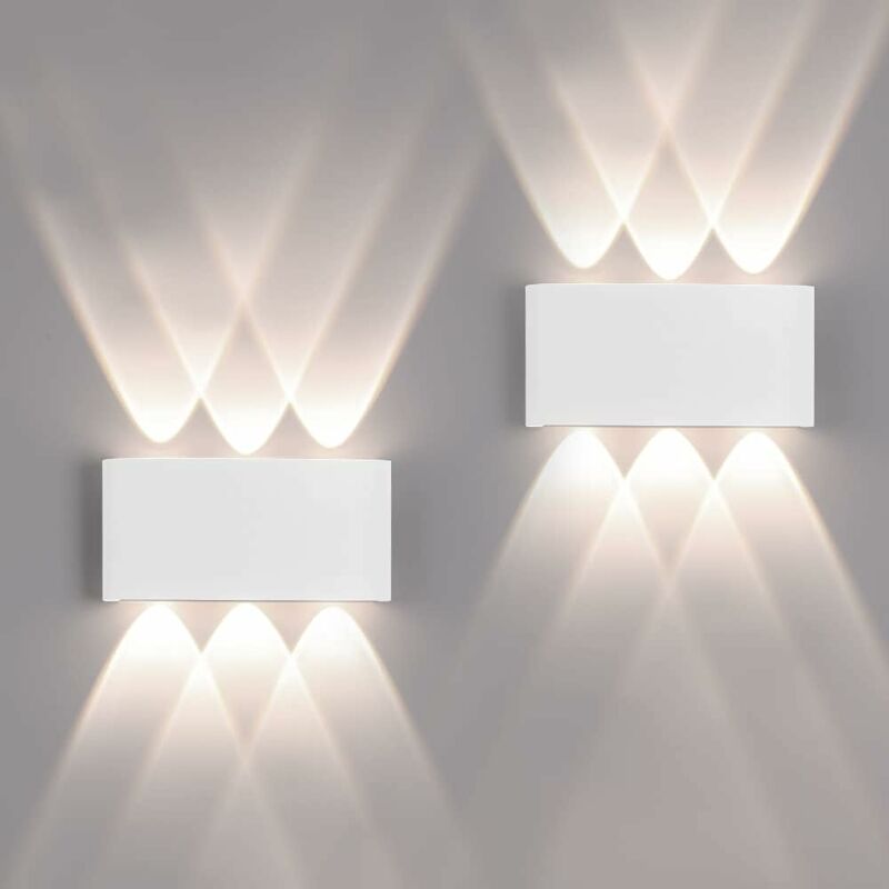 foto del prodotto fortuneville pieces applique a led per esterni interni 12w 1200lm ip65 impermeabile su e gi lampade da parete moderne in alluminio con bagliore su