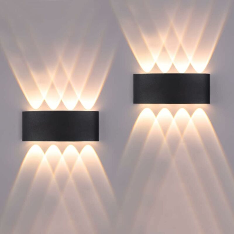 foto del prodotto fortuneville pieces applique a led per esterni interni 12w 1200lm ip65 impermeabile su e gi lampade da parete moderne in alluminio con bagliore su