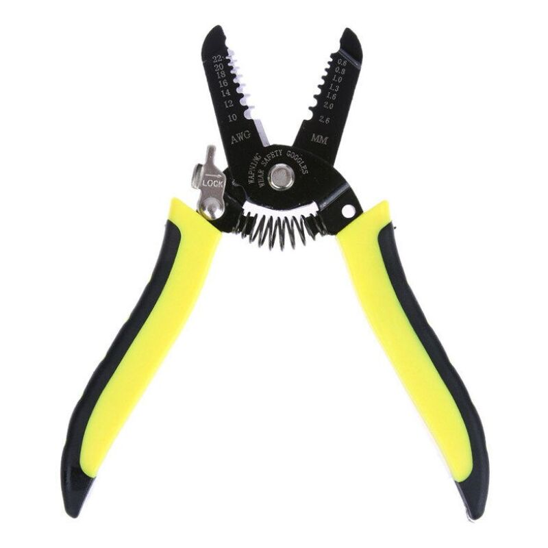 foto del prodotto fortuneville pinza spellafili di precisione, pinza tagliafili pinza tagliafili strumento di riparazione con tagliacavi incorporato e pinza per fori