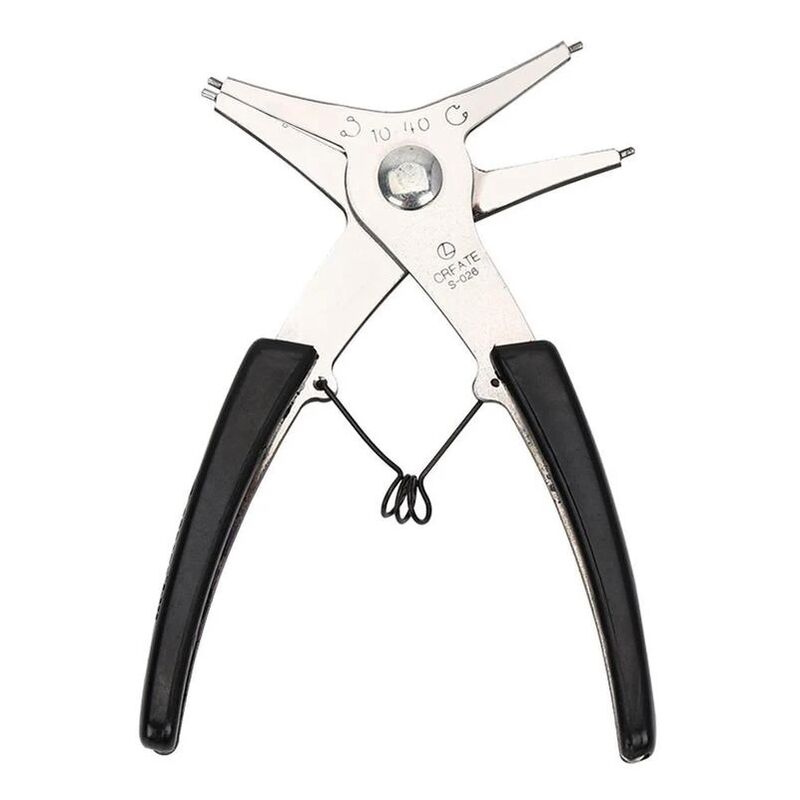foto del prodotto fortuneville pinze per anelli di sicurezza a doppio scopo pinze per anelli di sicurezza multipli utensili manuali per la riparazione di hardware