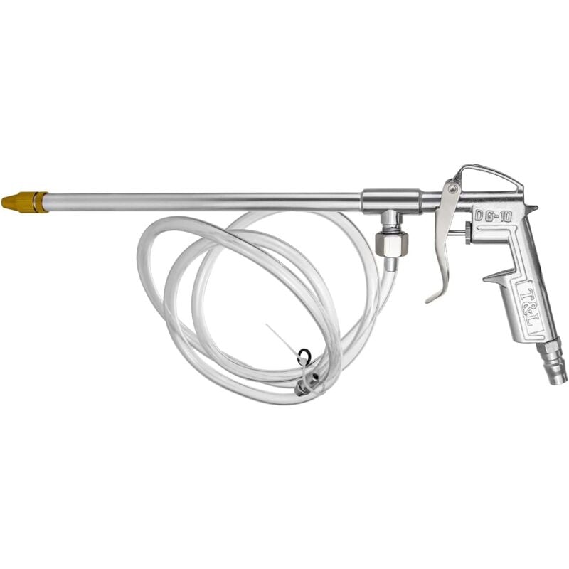 foto del prodotto fortuneville pistola a spruzzo 1 4 strumento kit pistola per pulizia motore pneumatico con sifone pneumatico in alluminio
