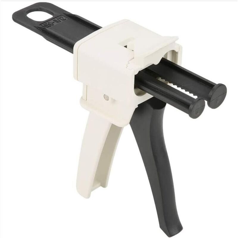 foto del prodotto fortuneville pistola per colla, erogatore universale per cartuccia di miscelazione in gomma siliconica 1 1 da 50 ml, pistola per calafataggio