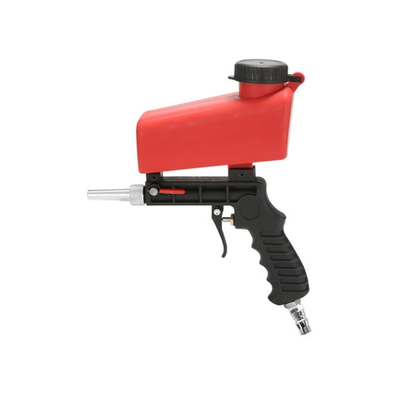 foto del prodotto fortuneville pistola per sabbiatura a gravit portatile 90psi pistola per sabbiatura pneumatica in alluminio maschera pistola a spruzzo macchina