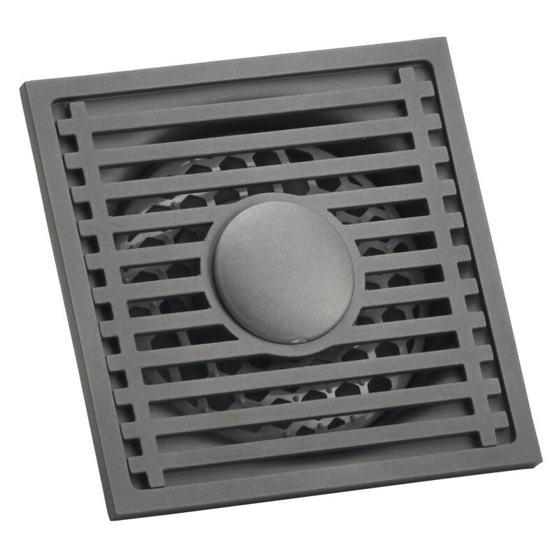 foto del prodotto fortuneville pistola per scarico a pavimento acciaio inossidabile grigio nero bamb quadrato wc bagno balcone scarico a pavimento deodorante di