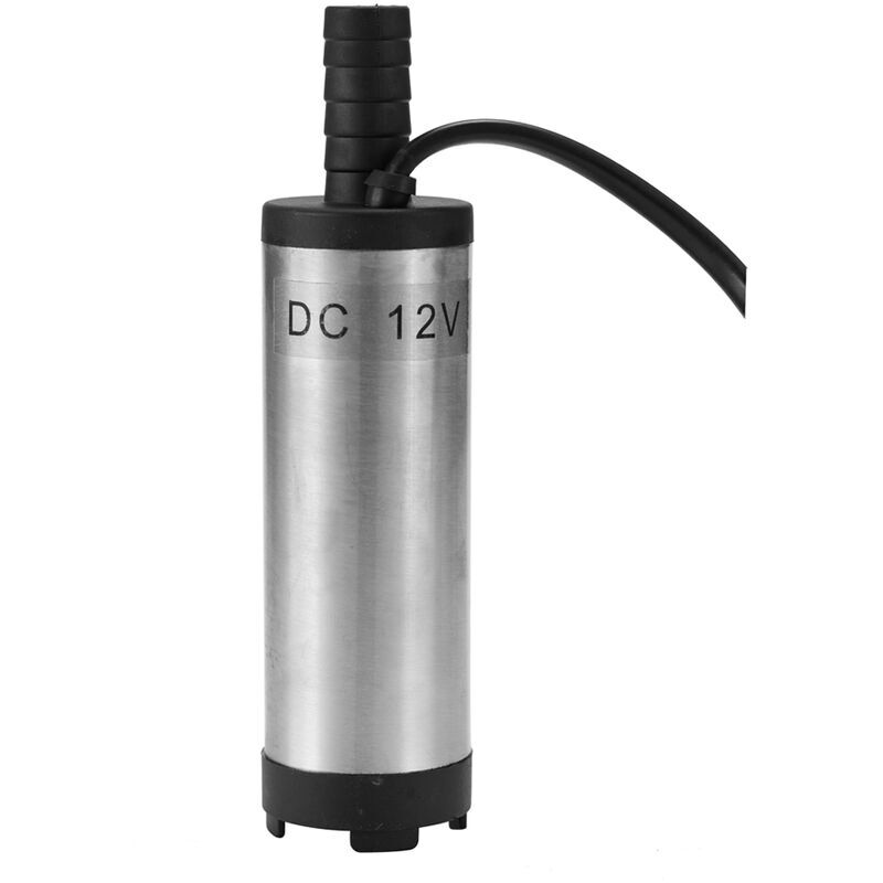 foto del prodotto fortuneville pompe sommergibili elettriche dc 12v in acciaio inossidabile per acqua, olio, cherosene, 12 l min, strumento completo di benzina