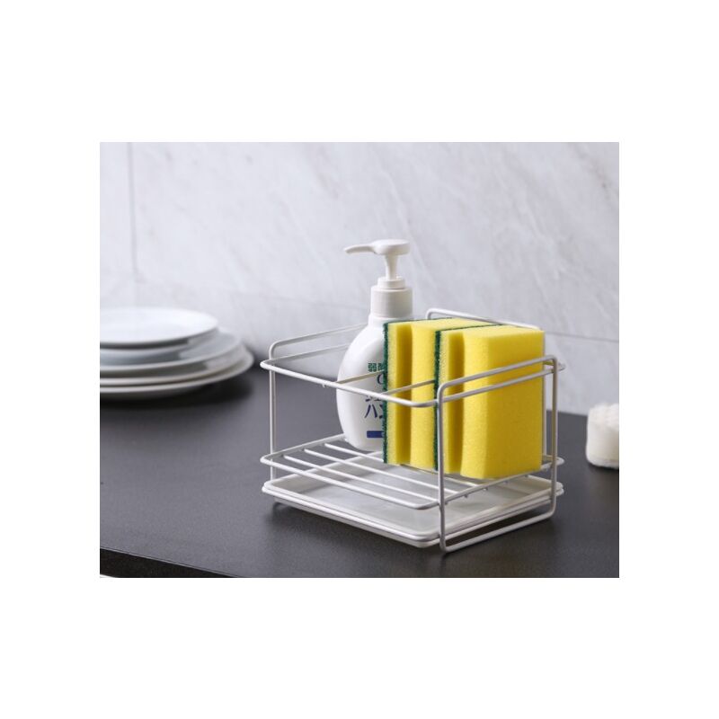 foto del prodotto fortuneville porta spugne per lavello da cucina organizer per lavello da cucina sotto il lavello portaoggetti per lavello da cucina portaoggetti