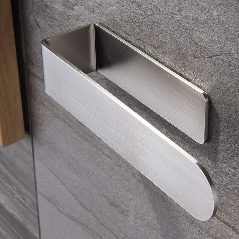 foto del prodotto fortuneville portasciugamani ad anello in stile europeo, autoadesivo, senza foratura, in acciaio inossidabile sus304, dimensioni 20 cm x 4,5 cm l