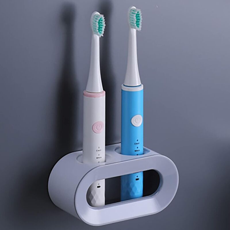 foto del prodotto fortuneville portaspazzolino elettrico, portaspazzolino da bagno autoadesivo a parete, portaspazzolino universale, portaspazzolino resistente,